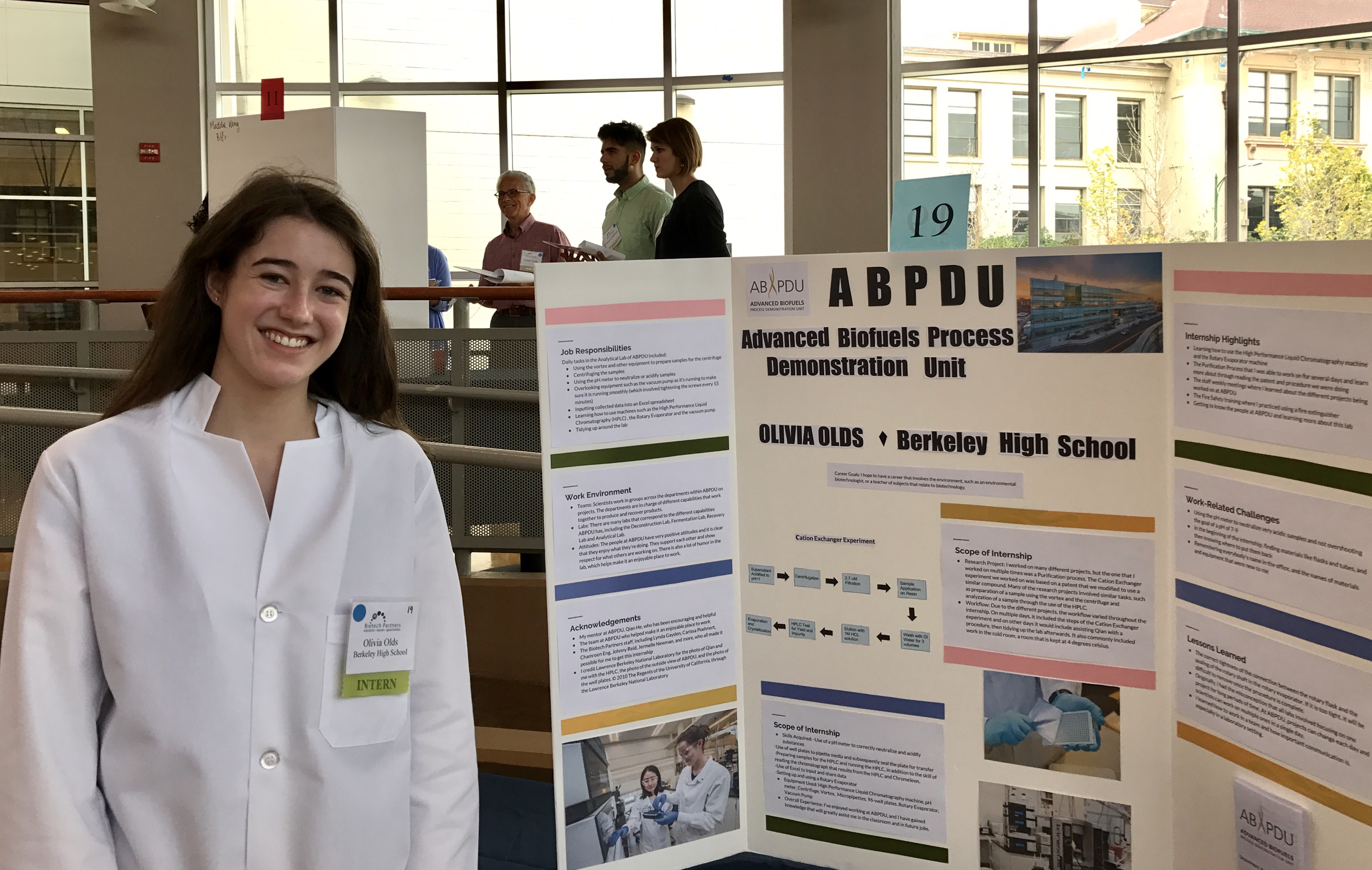 ABPDU's Olivia Olds received an honorable mention for “Best Oral Presentation”