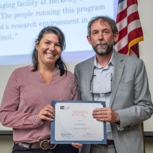 Anne Berry was honored in the Early-Career category