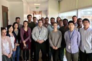 The 21 participants at the Joint BioEnergy Institute (JBEI) internal workshop covering fundamentals of the production of petroleum and natural gas and their refining and conversion to chemicals