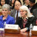 ALD for Biosciences Mary Maxon has testified twice to the U.S. House of Representatives Committee on Science, Space, and Technology: here on March 14, 2018, in a session on world-leading innovations in science from the Department of Energy’s national labs. (Credit: House Committee on Science, Space, and Technology—Majority)