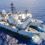 Boeuf and colleagues collected samples of SAR324 microbial communities from this research vessel, the Kilo Moana. (School of Ocean And Earth Science And Technology at University of Hawaii at Manoa)