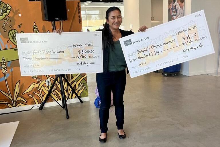 Anne Villacastin Wins at the Annual Berkeley Lab Research SLAM